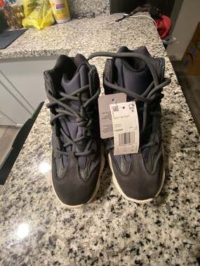 Adidas Yeezy 500 High Slate Sneakers